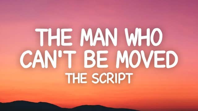 The Man Who Cant Be Moved Chords - The Script